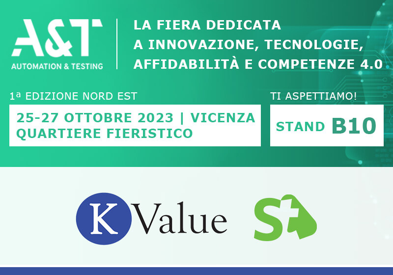 Fiera A&T Vicenza: KValue e ST con la partecipazione di Steelco SpA - Miele Group Member